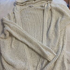 Talula Ivory Open-Knit Sweater